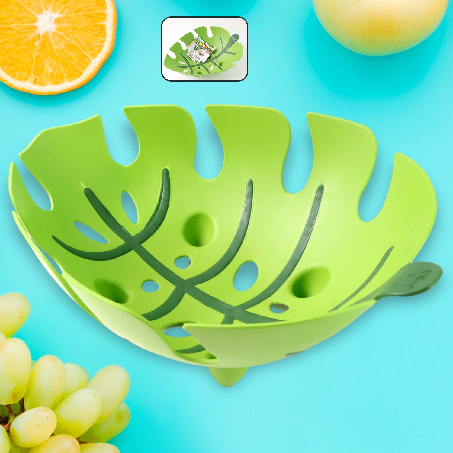 Leaf-Shaped Plastic Fruit Basket Leaf-Shaped Plastic Fruit Basket